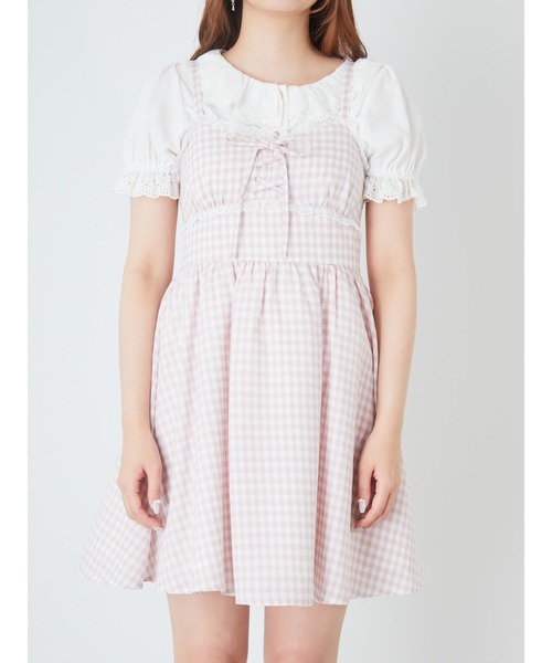 スピンドルギンガムキャミワンピース ワンピース Ank Rouge アンクルージュ のファッション通販 Zozotown
