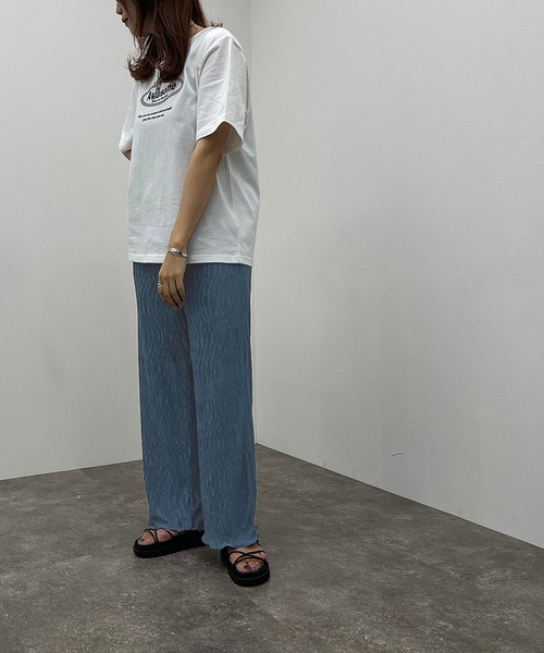 apres jour mignon（アプレジュールミニョン）の「楊柳プリーツイージーパンツ 【ZOZOTOWN限定アイテム】（その他パンツ・レディース・チャコールグレー/ブラック/パープル/ブルー/グリーン系その他3・SMALL/MEDIUM/X-LARGE）」の22枚目の写真