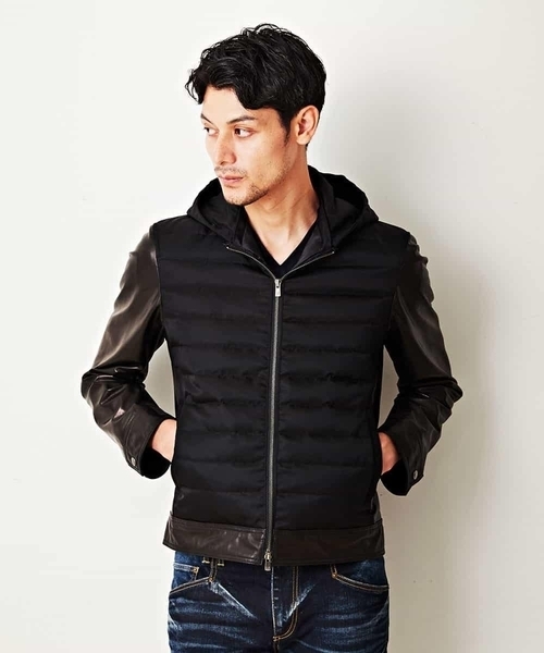 MICHEL KLEIN HOMME (ミッシェルクランオム)の「レザーブルゾン(BABY GOAT NAKED)(ブルゾン・メンズ・ブラック・MEDIUM/LARGE/X-LARGE)」の12枚目の写真