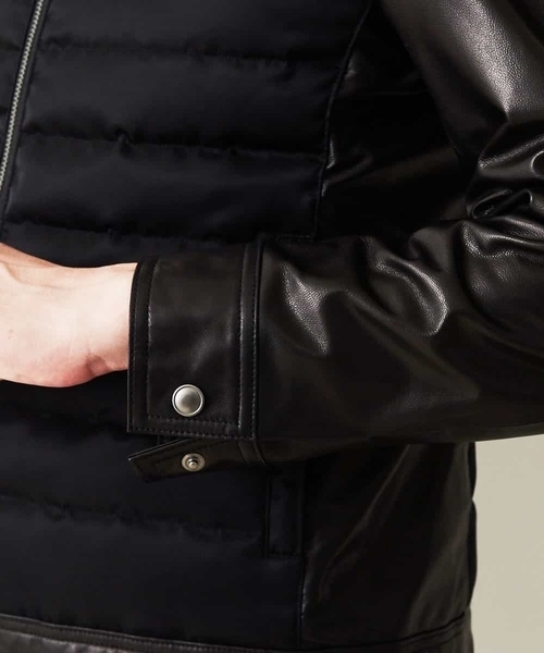 MICHEL KLEIN HOMME (ミッシェルクランオム)の「レザーブルゾン(BABY GOAT NAKED)(ブルゾン・メンズ・ブラック・MEDIUM/LARGE/X-LARGE)」の8枚目の写真