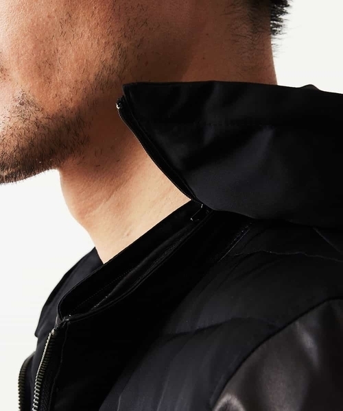 MICHEL KLEIN HOMME (ミッシェルクランオム)の「レザーブルゾン(BABY GOAT NAKED)(ブルゾン・メンズ・ブラック・MEDIUM/LARGE/X-LARGE)」の6枚目の写真
