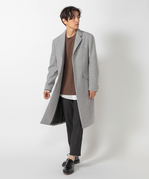 UNION STATION（ユニオンステーション）の「シャツドッキングカットソー（Tシャツ/カットソー・メンズ・ホワイト/ブラック/ブラウン/グレー/レッド/チャコール・LL/M/L）」の17枚目の写真