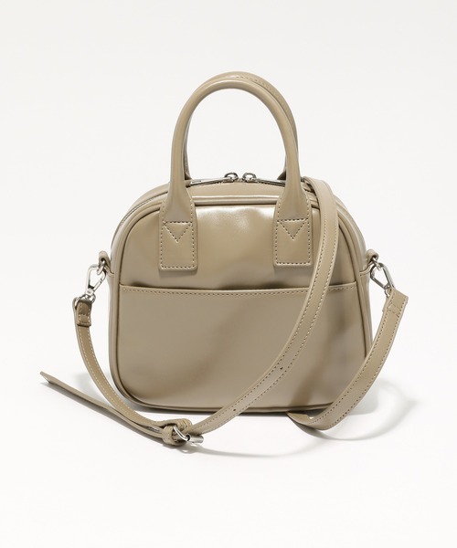 LAKOLE（ラコレ）の「2WAYミニボストンショルダーバッグ / 955920（ボストンバッグ・レディース・ホワイト/ブラック/モカ/オレンジ・FREE）」の3枚目の写真