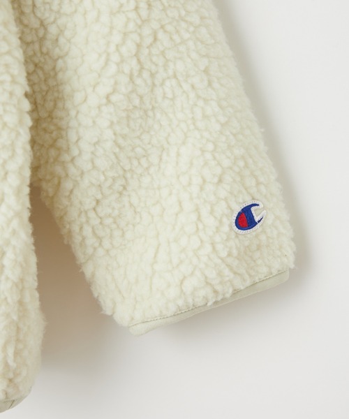 Champion(チャンピオン)の「【KIDS】【ZOZOTOWN限定】【Champion/チャンピオン】ボアカーディガン/ノーカラー(ノーカラージャケット・キッズ・アイボリー/ベージュ/オフホワイト・110/130/100/120/140)」の9枚目の写真