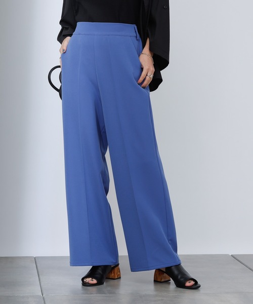 COLONY 2139（コロニートゥーワンスリーナイン）の「ストレッチイージーケアパンツ(ストレート)（その他パンツ・レディース・ブラック/ブルー/モカ・SMALL/MEDIUM/LARGE）」の14枚目の写真