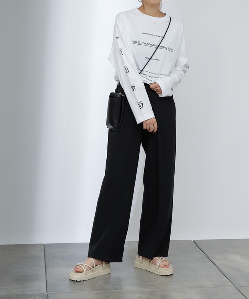 COLONY 2139（コロニートゥーワンスリーナイン）の「ストレッチイージーケアパンツ(ストレート)（その他パンツ・レディース・ブラック/ブルー/モカ・SMALL/MEDIUM/LARGE）」の19枚目の写真