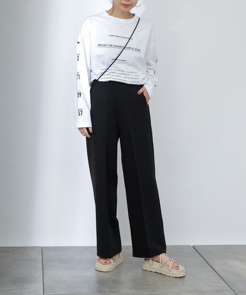 COLONY 2139（コロニートゥーワンスリーナイン）の「ストレッチイージーケアパンツ(ストレート)（その他パンツ・レディース・ブラック/ブルー/モカ・SMALL/MEDIUM/LARGE）」の16枚目の写真