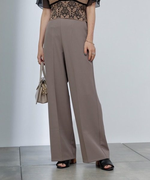 COLONY 2139（コロニートゥーワンスリーナイン）の「ストレッチイージーケアパンツ(ストレート)（その他パンツ・レディース・ブラック/ブルー/モカ・SMALL/MEDIUM/LARGE）」の9枚目の写真