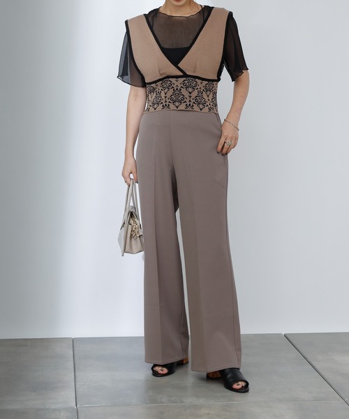 COLONY 2139（コロニートゥーワンスリーナイン）の「ストレッチイージーケアパンツ(ストレート)（その他パンツ・レディース・ブラック/ブルー/モカ・SMALL/MEDIUM/LARGE）」の20枚目の写真