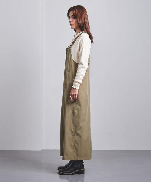 FILL THE BILL（フィルザビル）の「＜FILL THE BILL（フィル ザ ビル）＞ミリタリー ジャンパースカート（ジャンパースカート・レディース・オリーブ/ブラック・1）」の4枚目の写真