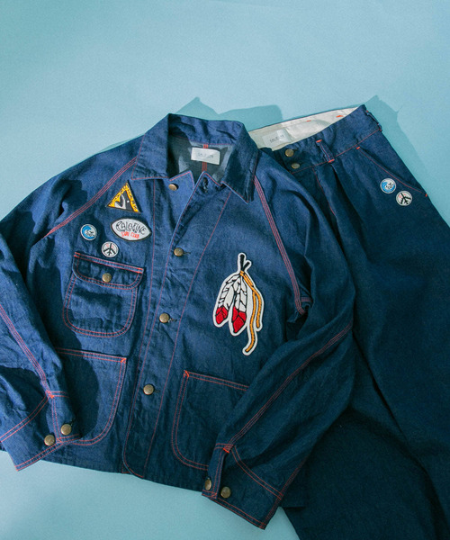 CAL O LINE（キャルオーライン）の「『別注』CAL O LINE×Sonny Label　DENIM PANTS（デニムパンツ・メンズ・インディゴブルー・SMALL/MEDIUM/LARGE）」の5枚目の写真