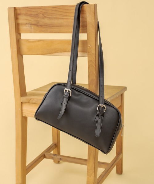 RASVOA（ラスボア）の「バックルミニボストンバッグ（ボストンバッグ・レディース・ブラック・FREE）」の9枚目の写真
