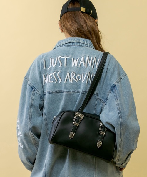 RASVOA（ラスボア）の「バックルミニボストンバッグ（ボストンバッグ・レディース・ブラック・FREE）」の17枚目の写真