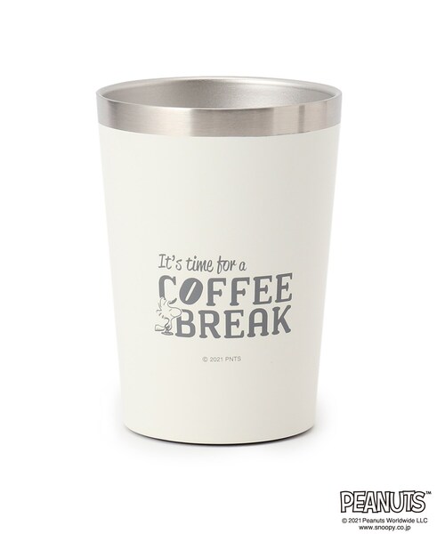SHOO・LA・RUE(シューラルー)の「◆【スヌーピー】コンビニコーヒーステンレスタンブラーMサイズ 400ml(グラス/マグカップ/タンブラー・レディース・ホワイト・00)」の4枚目の写真