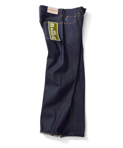 Lafayette（ラファイエット）の「LFYT ラファイエット [Lafayette] デニム ボトムス [5 POCKET DENIM PANTS BAGGIE FIT INDIGO]（デニムパンツ・メンズ・インディゴブルー・32inch/34inch）」の4枚目の写真