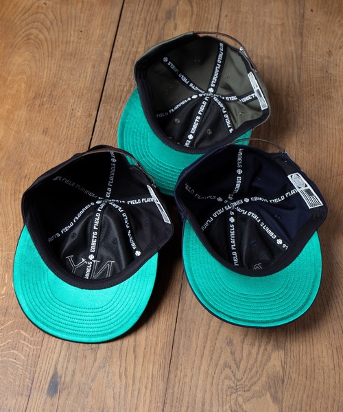 EBBETS FIELD FLANNELS(エベッツフィールドフランネルズ)の「Ray's Store 別注 New York Black Yankees Cap / レイズストア別注ニューヨークブラックヤンキースキャップ(キャップ・メンズ・ブラック/ネイビー/カーキ・FREE)」の16枚目の写真