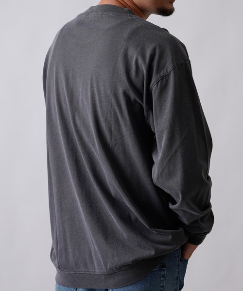 COLONY 2139（コロニートゥーワンスリーナイン）の「ピグメント加工長袖Tシャツ（Tシャツ/カットソー・メンズ・ブラック/グリーン/ネイビー・MEDIUM/LARGE/X-LARGE）」の19枚目の写真