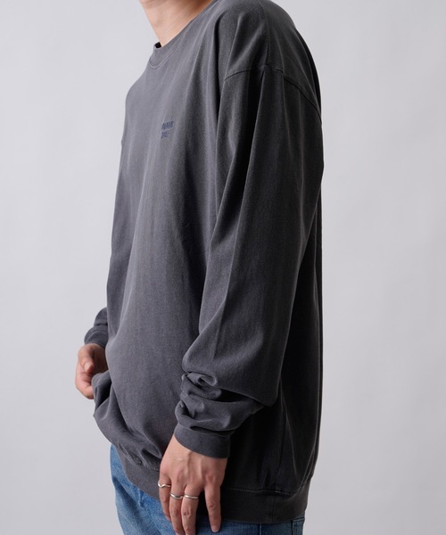 COLONY 2139（コロニートゥーワンスリーナイン）の「ピグメント加工長袖Tシャツ（Tシャツ/カットソー・メンズ・ブラック/グリーン/ネイビー・MEDIUM/LARGE/X-LARGE）」の16枚目の写真