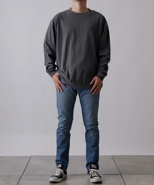 COLONY 2139（コロニートゥーワンスリーナイン）の「ピグメント加工長袖Tシャツ（Tシャツ/カットソー・メンズ・ブラック/グリーン/ネイビー・MEDIUM/LARGE/X-LARGE）」の4枚目の写真