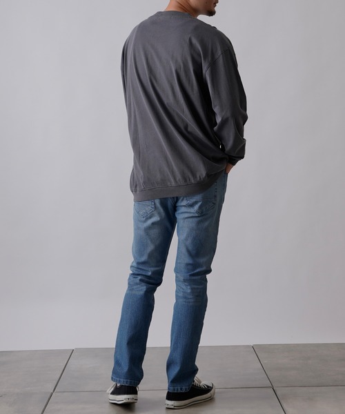 COLONY 2139（コロニートゥーワンスリーナイン）の「ピグメント加工長袖Tシャツ（Tシャツ/カットソー・メンズ・ブラック/グリーン/ネイビー・MEDIUM/LARGE/X-LARGE）」の7枚目の写真