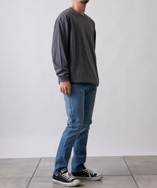 COLONY 2139（コロニートゥーワンスリーナイン）の「ピグメント加工長袖Tシャツ（Tシャツ/カットソー・メンズ・ブラック/グリーン/ネイビー・MEDIUM/LARGE/X-LARGE）」の13枚目の写真