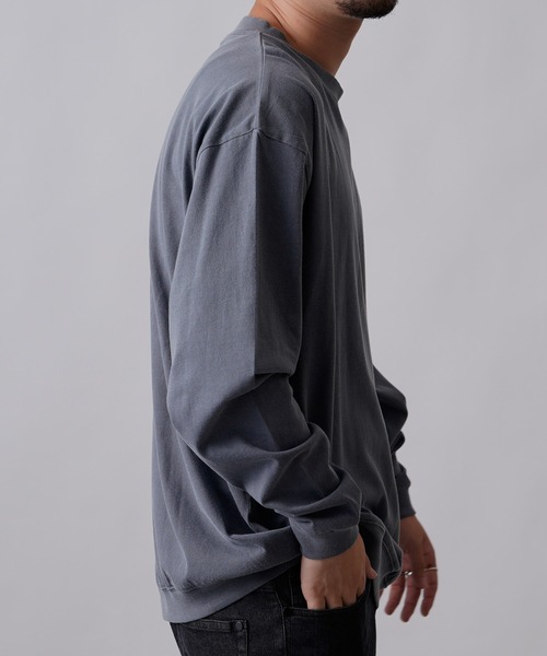 COLONY 2139（コロニートゥーワンスリーナイン）の「ピグメント加工長袖Tシャツ（Tシャツ/カットソー・メンズ・ブラック/グリーン/ネイビー・MEDIUM/LARGE/X-LARGE）」の8枚目の写真