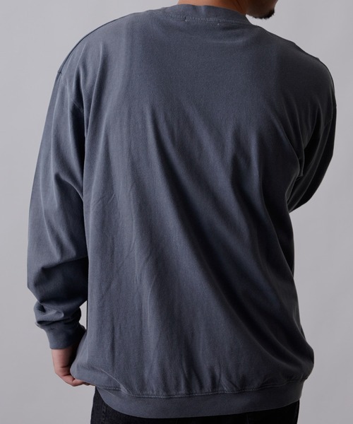 COLONY 2139（コロニートゥーワンスリーナイン）の「ピグメント加工長袖Tシャツ（Tシャツ/カットソー・メンズ・ブラック/グリーン/ネイビー・MEDIUM/LARGE/X-LARGE）」の14枚目の写真