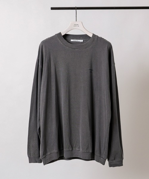 COLONY 2139（コロニートゥーワンスリーナイン）の「ピグメント加工長袖Tシャツ（Tシャツ/カットソー・メンズ・ブラック/グリーン/ネイビー・MEDIUM/LARGE/X-LARGE）」の6枚目の写真