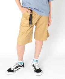 GLAZOS | コットンツイル・Dカン付きワイドハーフパンツ(その他パンツ)