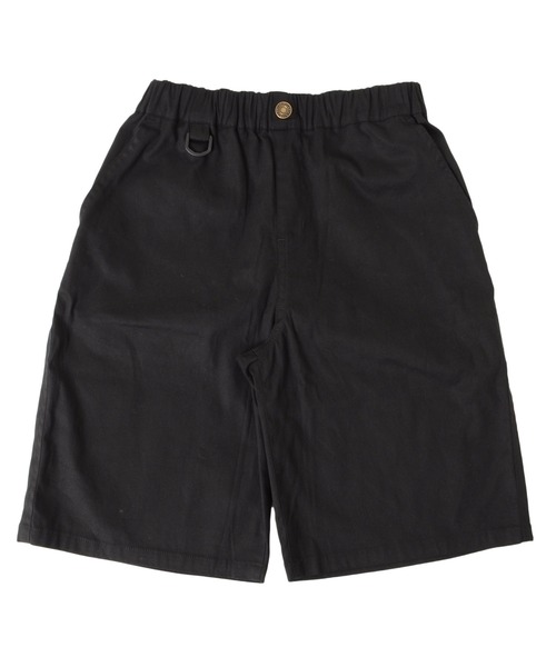 GLAZOS（グラソス）の「コットンツイル・Dカン付きワイドハーフパンツ（その他パンツ・キッズ・ブラック/ベージュ/ブルーグリーン・130cm/140cm/150cm/160cm/170cm）」の4枚目の写真