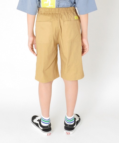 GLAZOS（グラソス）の「コットンツイル・Dカン付きワイドハーフパンツ（その他パンツ・キッズ・ブラック/ベージュ/ブルーグリーン・130cm/140cm/150cm/160cm/170cm）」の9枚目の写真