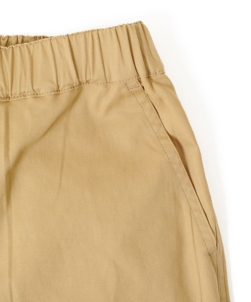 GLAZOS（グラソス）の「コットンツイル・Dカン付きワイドハーフパンツ（その他パンツ・キッズ・ブラック/ベージュ/ブルーグリーン・130cm/140cm/150cm/160cm/170cm）」の7枚目の写真