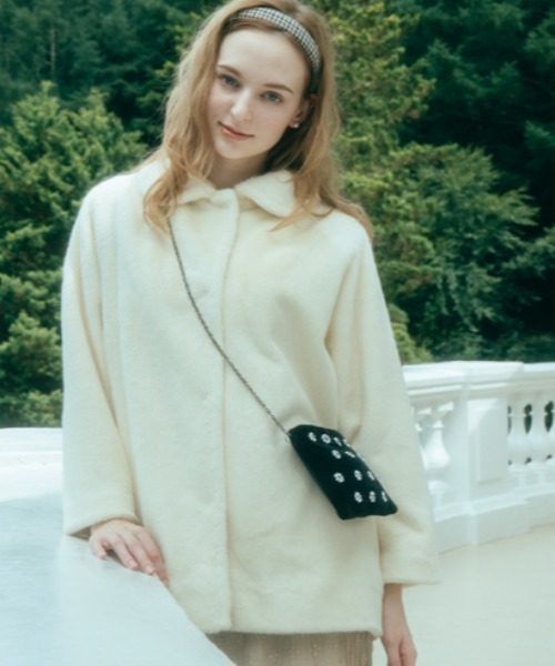 flower（フラワー）の「ビジューフラワーバッグ（ショルダーバッグ・レディース・ブラック・FREE）」の9枚目の写真