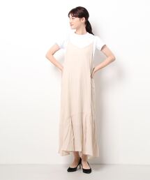 earth music&ecology | アシメ裾フレアキャミワンピース ＊＊(ワンピース)