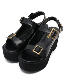 one after another NICE CLAUP | 【ナイスクラップ】ベルト厚底サンダル(その他シューズ)