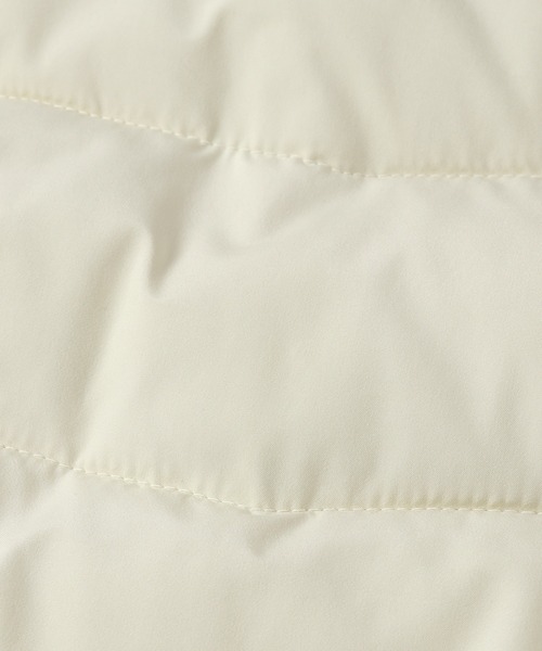 ADAM ET ROPE'(アダムエロペ)の「【WEB限定】テントシルエットダウンライク中綿ジャケット(その他アウター・レディース・ブラック/ライトグリーン/キナリ・FREE)」の14枚目の写真