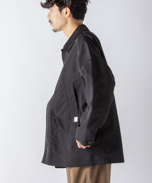 NOLLEY'S goodman(ノーリーズグッドマン)の「【WORK ABOUT/ワークアバウト】GRANDFATHER JACKET ハンティングジャケット(ブルゾン・メンズ・グリーン/ブラック/オリーブ・L/M)」の6枚目の写真