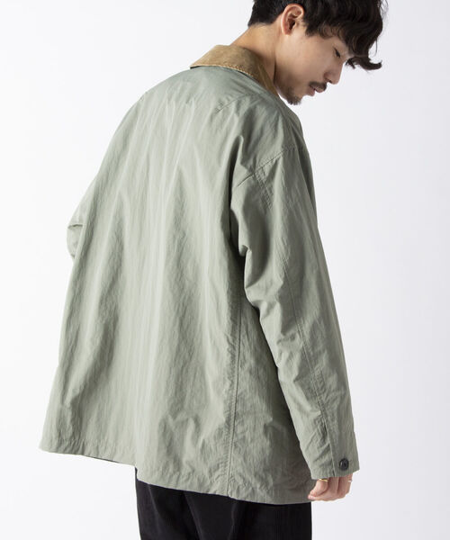NOLLEY'S goodman(ノーリーズグッドマン)の「【WORK ABOUT/ワークアバウト】GRANDFATHER JACKET ハンティングジャケット(ブルゾン・メンズ・グリーン/ブラック/オリーブ・L/M)」の10枚目の写真