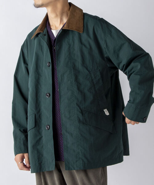 NOLLEY'S goodman(ノーリーズグッドマン)の「【WORK ABOUT/ワークアバウト】GRANDFATHER JACKET ハンティングジャケット(ブルゾン・メンズ・グリーン/ブラック/オリーブ・L/M)」の12枚目の写真
