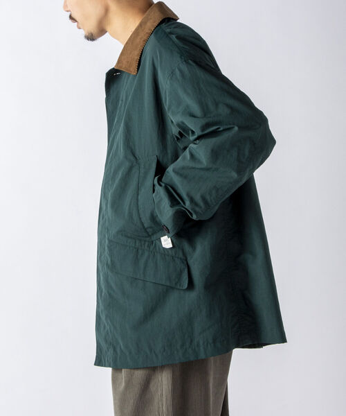 NOLLEY'S goodman(ノーリーズグッドマン)の「【WORK ABOUT/ワークアバウト】GRANDFATHER JACKET ハンティングジャケット(ブルゾン・メンズ・グリーン/ブラック/オリーブ・L/M)」の13枚目の写真