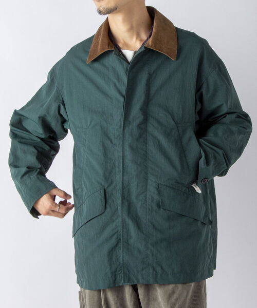 NOLLEY'S goodman(ノーリーズグッドマン)の「【WORK ABOUT/ワークアバウト】GRANDFATHER JACKET ハンティングジャケット(ブルゾン・メンズ・グリーン/ブラック/オリーブ・L/M)」の15枚目の写真