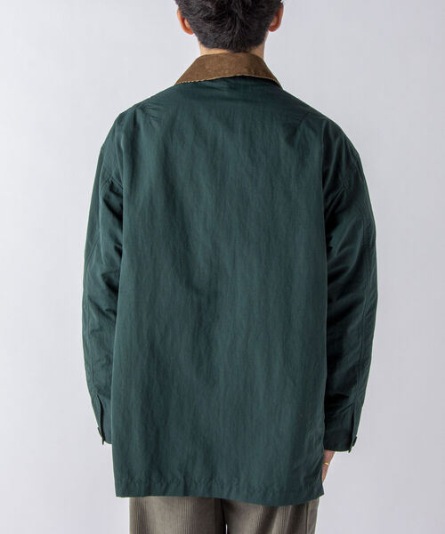 NOLLEY'S goodman(ノーリーズグッドマン)の「【WORK ABOUT/ワークアバウト】GRANDFATHER JACKET ハンティングジャケット(ブルゾン・メンズ・グリーン/ブラック/オリーブ・L/M)」の19枚目の写真