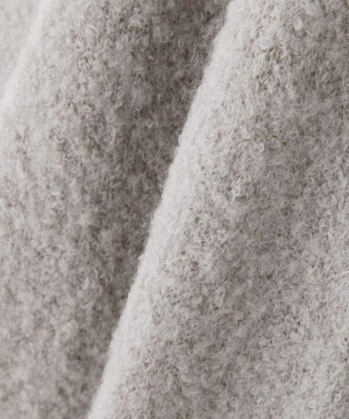 N.（N. Natural Beauty Basic）（エヌエヌナチュラルビューティーベーシック）の「◆アルパカ混ブークレニットカーディガン（カーディガン/ボレロ・レディース・オフホワイト/ライトグレー/モカ・MEDIUM）」の21枚目の写真