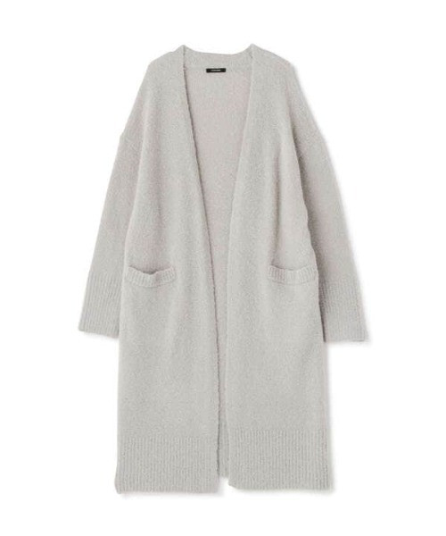 N.（N. Natural Beauty Basic）（エヌエヌナチュラルビューティーベーシック）の「◆アルパカ混ブークレニットカーディガン（カーディガン/ボレロ・レディース・オフホワイト/ライトグレー/モカ・MEDIUM）」の20枚目の写真