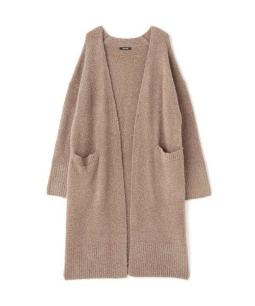 N.（N. Natural Beauty Basic）（エヌエヌナチュラルビューティーベーシック）の「◆アルパカ混ブークレニットカーディガン（カーディガン/ボレロ・レディース・オフホワイト/ライトグレー/モカ・MEDIUM）」の22枚目の写真