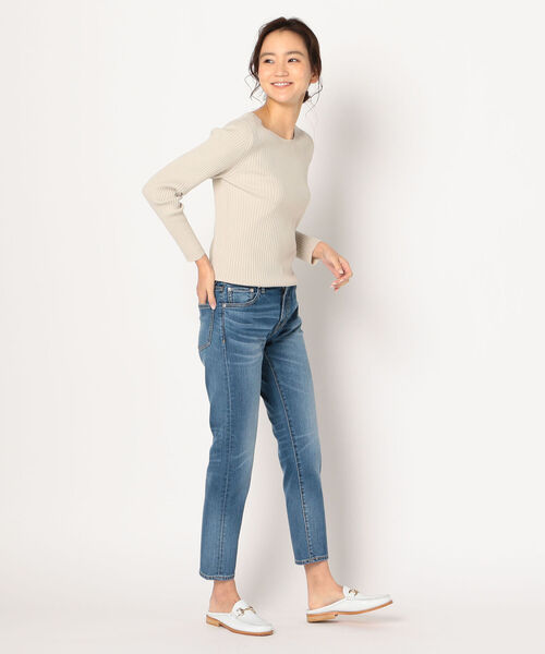 fredy repit（フレディレピ）の「スリムデニムパンツ（デニムパンツ・レディース・ネイビー/ライトブルー・36/34/38）」の4枚目の写真