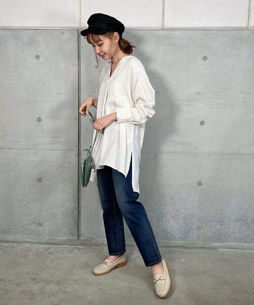 fredy repit（フレディレピ）の「スリムデニムパンツ（デニムパンツ・レディース・ネイビー/ライトブルー・36/34/38）」の7枚目の写真