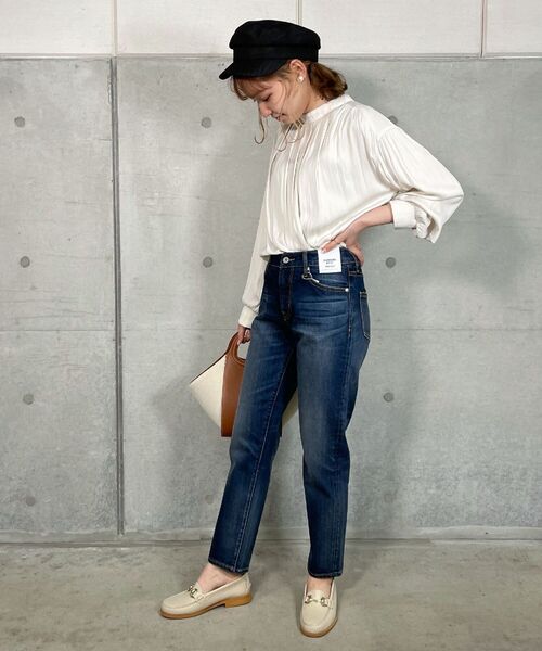 fredy repit（フレディレピ）の「スリムデニムパンツ（デニムパンツ・レディース・ネイビー/ライトブルー・36/34/38）」の14枚目の写真