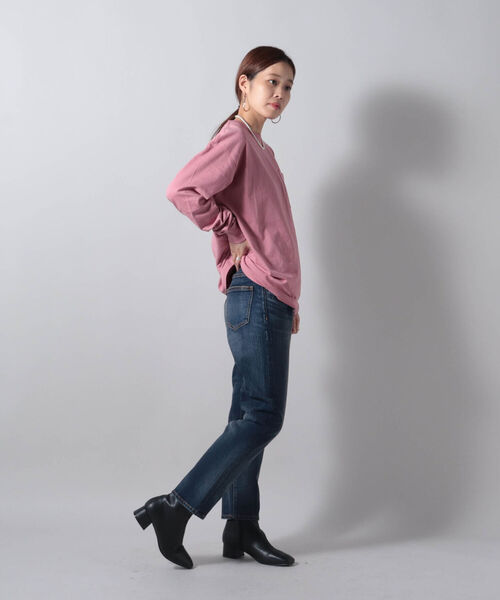 fredy repit（フレディレピ）の「スリムデニムパンツ（デニムパンツ・レディース・ネイビー/ライトブルー・36/34/38）」の12枚目の写真