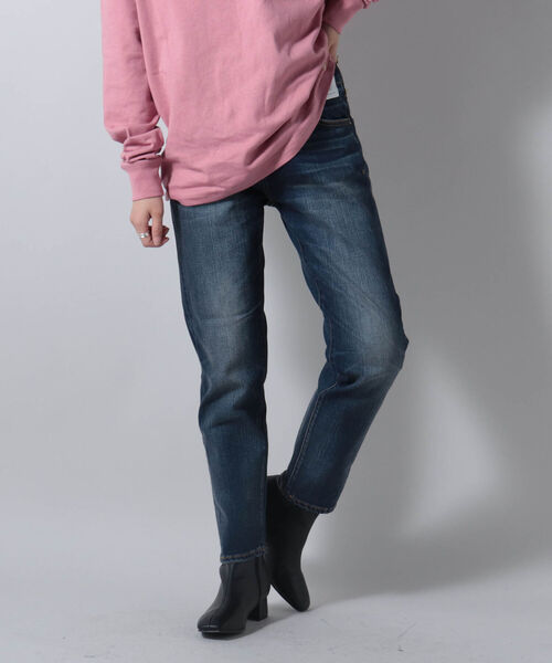 fredy repit（フレディレピ）の「スリムデニムパンツ（デニムパンツ・レディース・ネイビー/ライトブルー・36/34/38）」の5枚目の写真